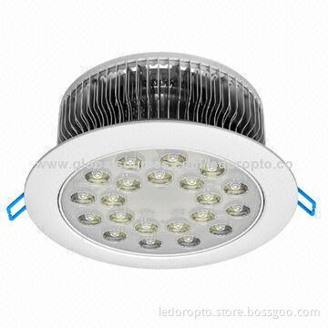LD 21W LED Ceiling Light with 64 Pieces Aluminum Fins, Bridgelux/Epistar/Epileds Chips